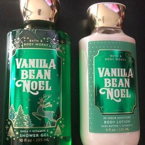 Bath & Body Works Vanilla Bean Noel duo